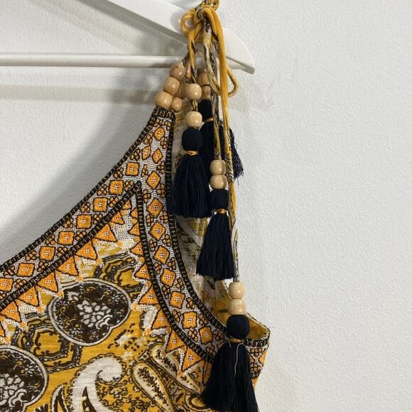 Soft Surroundings Paisley Boho Cotton Sleeveless Dress Medium - Picture 5 of 14